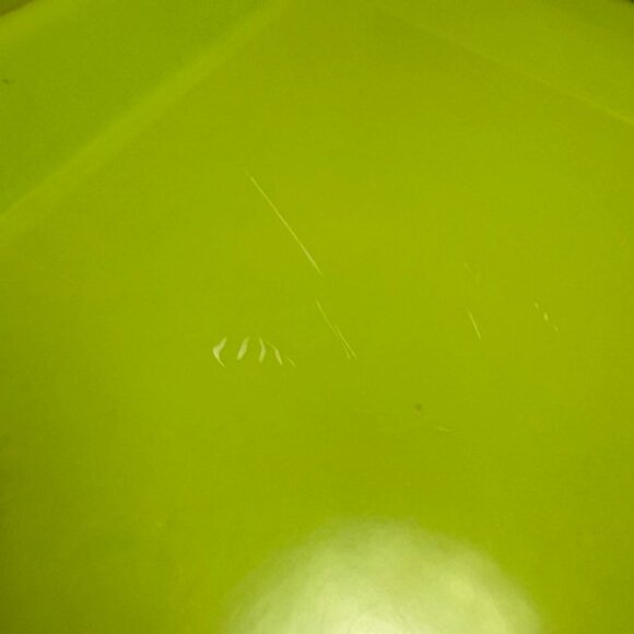 Vintage Anchor Hocking NSF Plastic Trays – Lime Green – Made in Italy - Picture 6 of 9